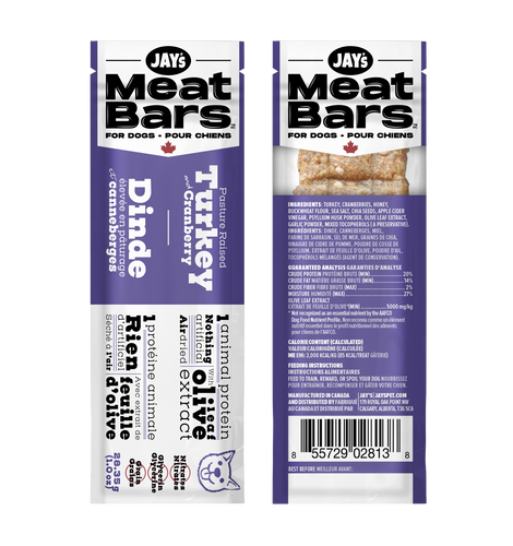 Pasture Raised Turkey and Cranberry Meat Bar